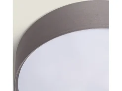 Best Ledkia Plafón Circular Tela Ø500 mm Ranj Gris Multicolor