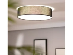 Best Ledkia Plafón Circular Tela Ø500 mm Ranj Gris Multicolor