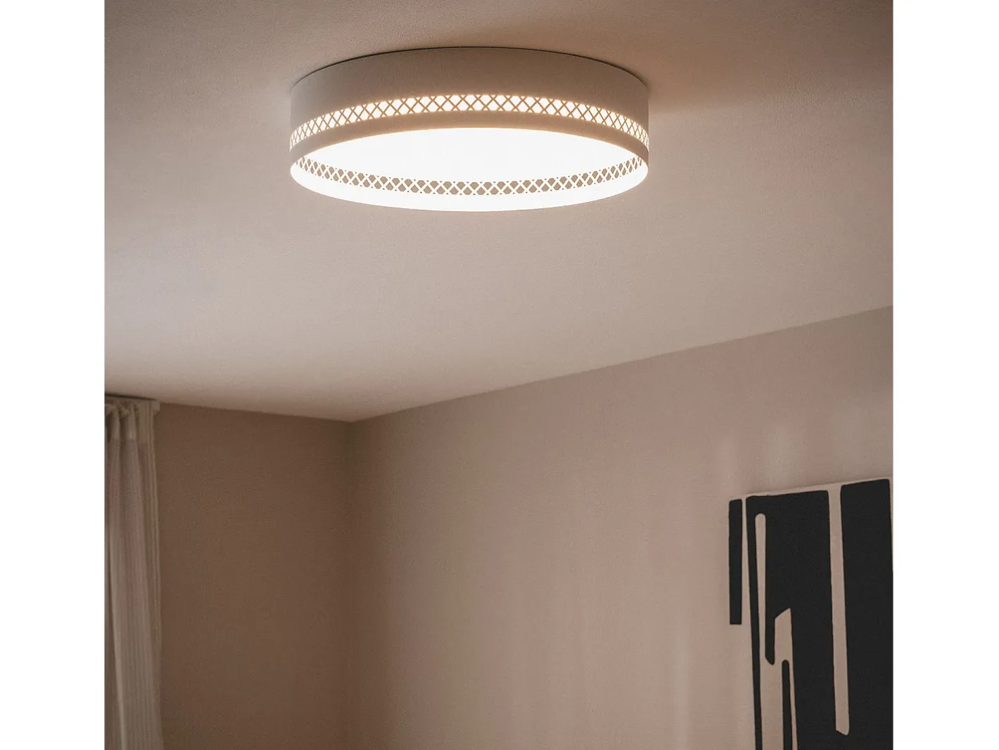 Ledkia Plafón de Techo LED 40W Metal Walital L Blanco Outlet