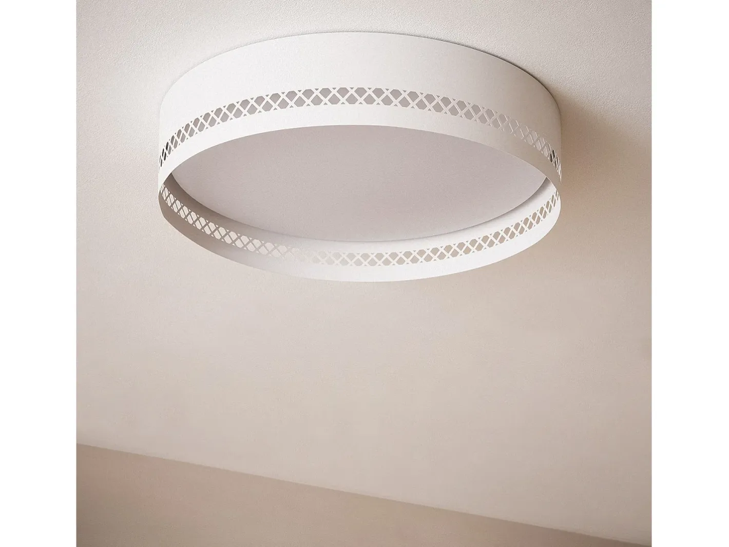 Ledkia Plafón de Techo LED 40W Metal Walital L Blanco Outlet