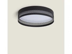 Best Ledkia Plafón de Techo LED 30W Metal Saska S Mate Negro