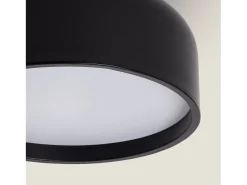 Online Ledkia Plafón de Techo Metal Lumpur Negro