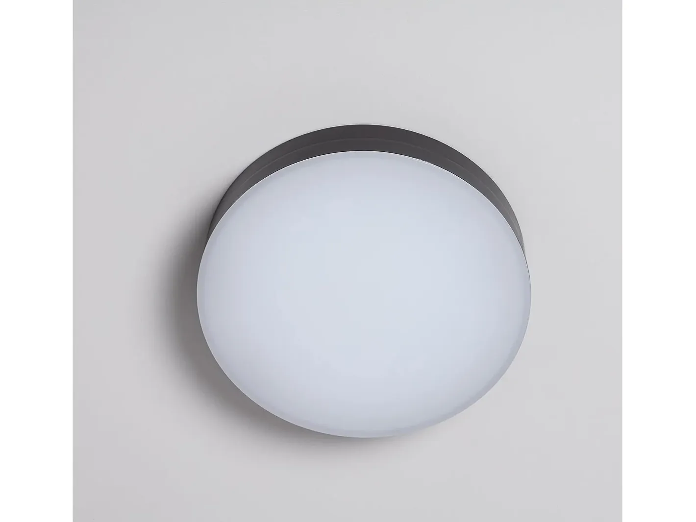 Outlet Ledkia Plafón Exterior LED 21W Circular para Exterior Ø320 mm Juno IP65 4000K Blanco Neutro Negro