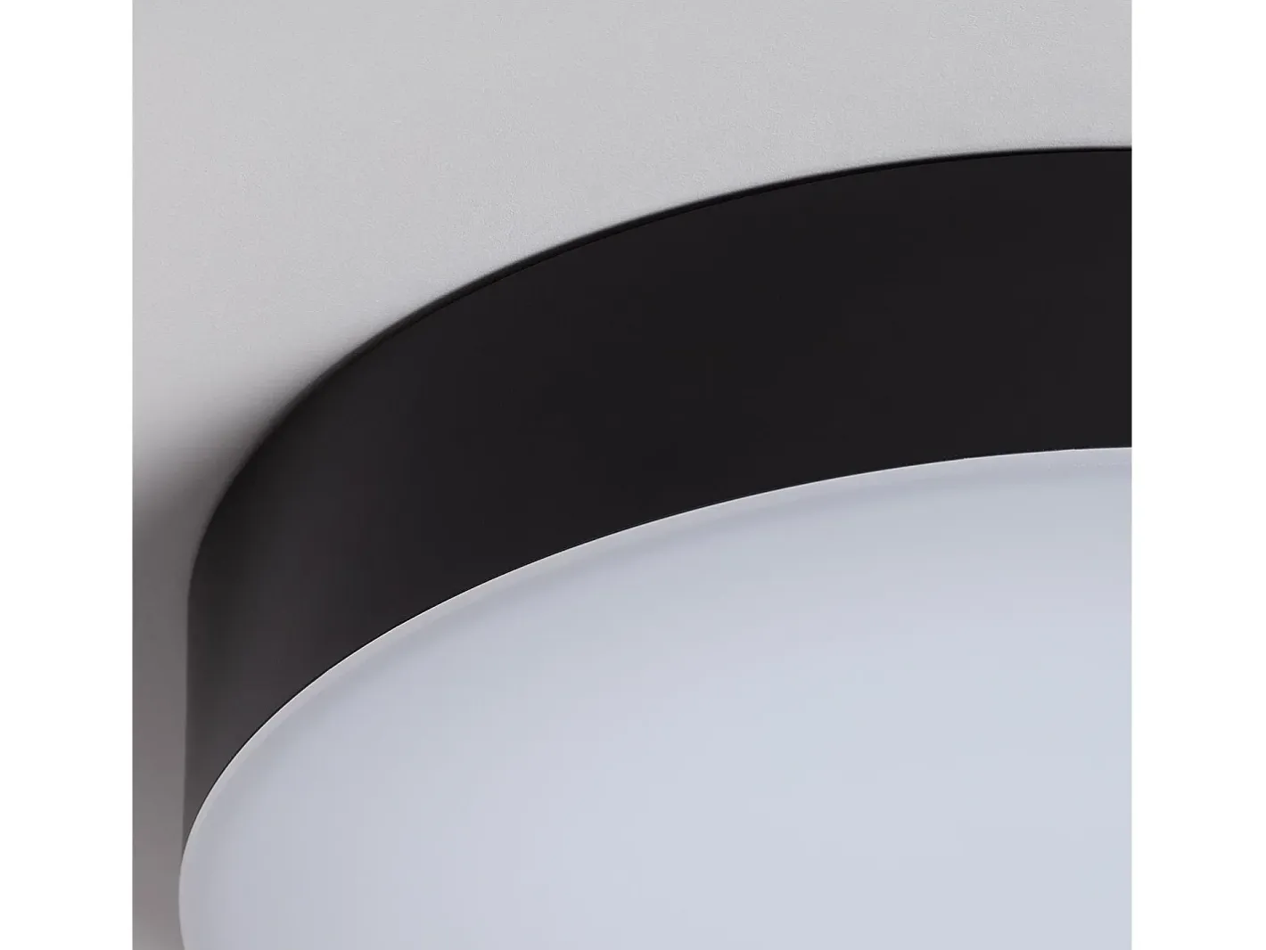 Outlet Ledkia Plafón Exterior LED 21W Circular para Exterior Ø320 mm Juno IP65 4000K Blanco Neutro Negro