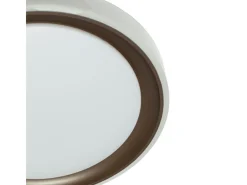 Online Plafón Kigali Bel Air 72W luz LED 6480 lm con mando regulador blanco/marrón Ø50x7 cm Marru00f3n