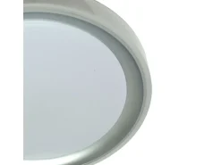 Plafón-Plafón Kigali mini Bel Air 48W luz LED 4800 lm con mando regulador Ø40 cm Plateado
