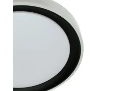 Hot Plafón Kigali mini Bel Air 48W luz LED 4800 lm con mando regulador Ø40 cm Negro