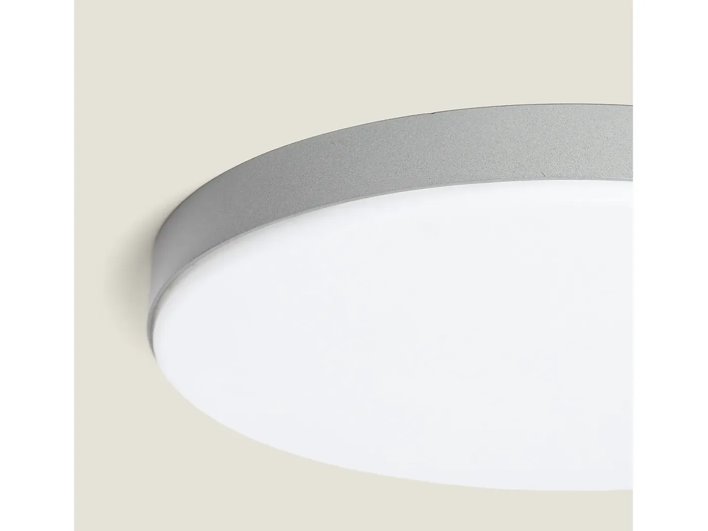 New Ledkia Plafón LED Exterior 24W Circular Ø220 mm Regulable Gris Multicolor