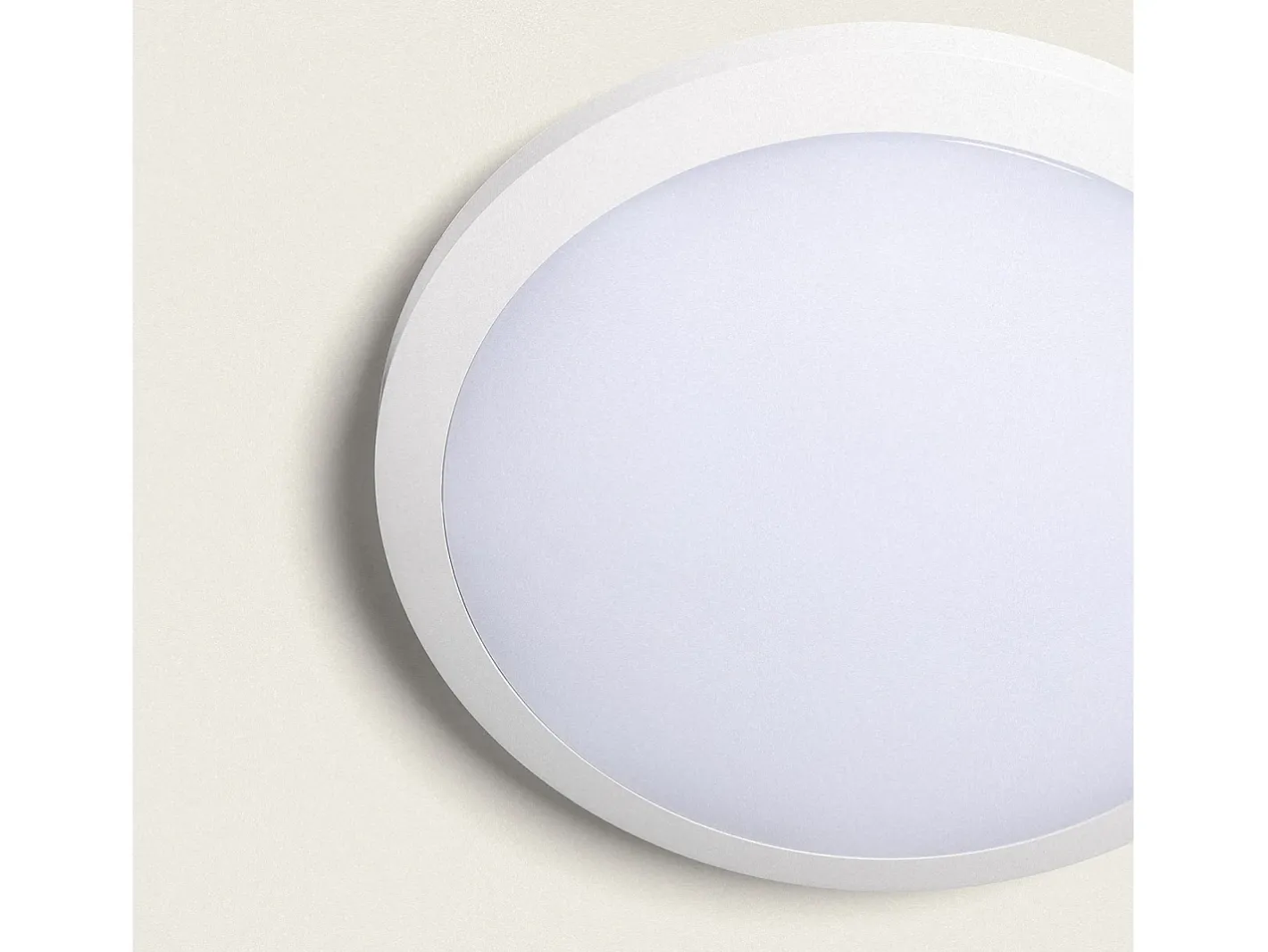 Ledkia Plafón LED para Exterior 19-28W CCT Seleccionable Regulable Ø300 mm SwitchDimm Seleccionable (Cálido-Neutro) Multicolor