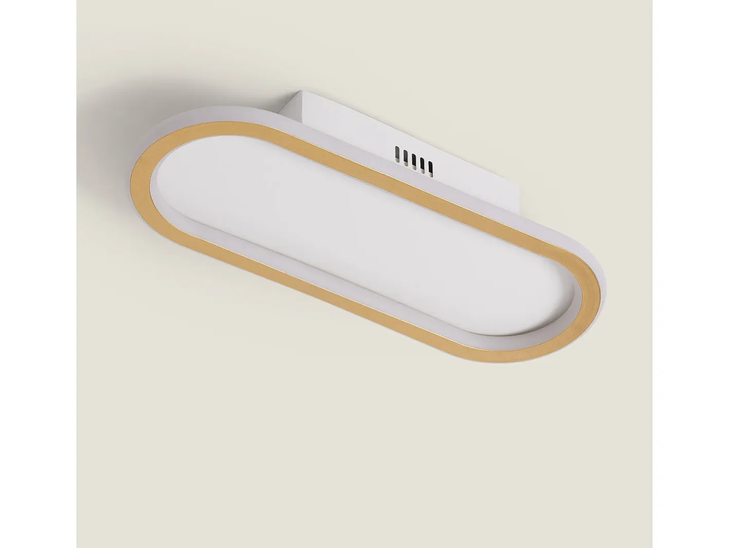 Ledkia Plafón LED 20W Aluminio Gold Renoir Dorado Hot
