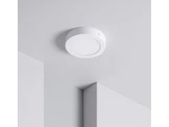 Ledkia Plafón-Plafón LED 12W Circular Ø170 mm 6000K Blanco Frío Multicolor