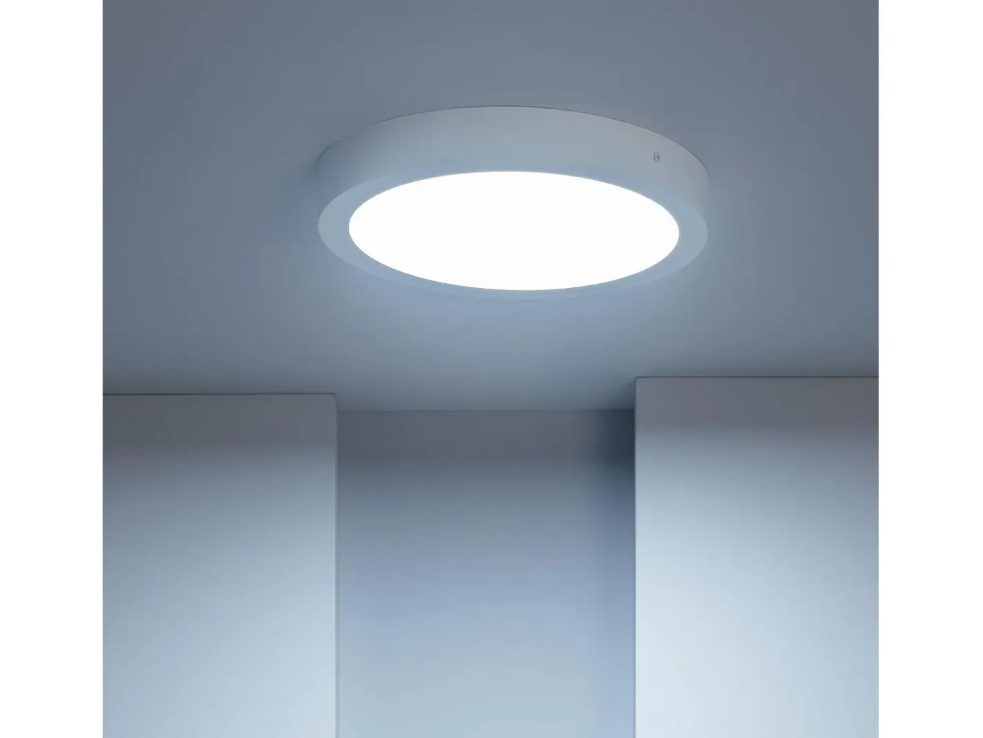 Ledkia Plafón-Plafón LED 24W Circular Ø295 mm 6000K Blanco Frío Multicolor