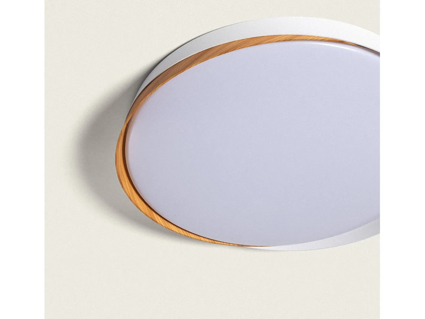Outlet Ledkia Plafón LED 36W Circular Ø520 mm CCT Seleccionable Nil Blanco