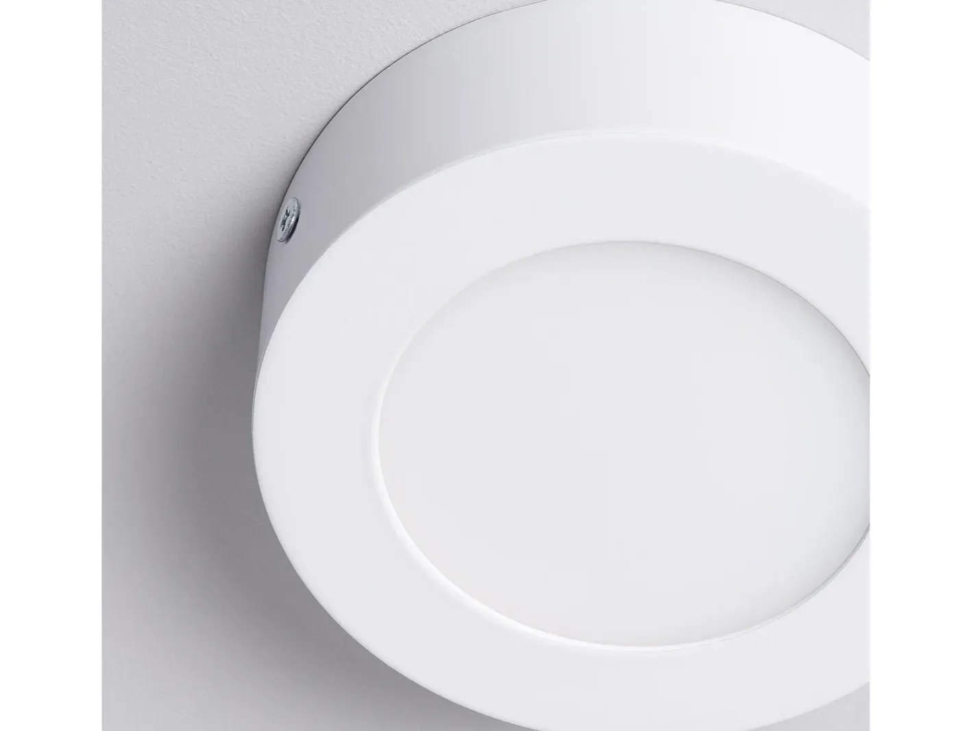 Online Ledkia Plafón LED 6W Circular Ø120 mm 4000K Blanco Neutro Multicolor