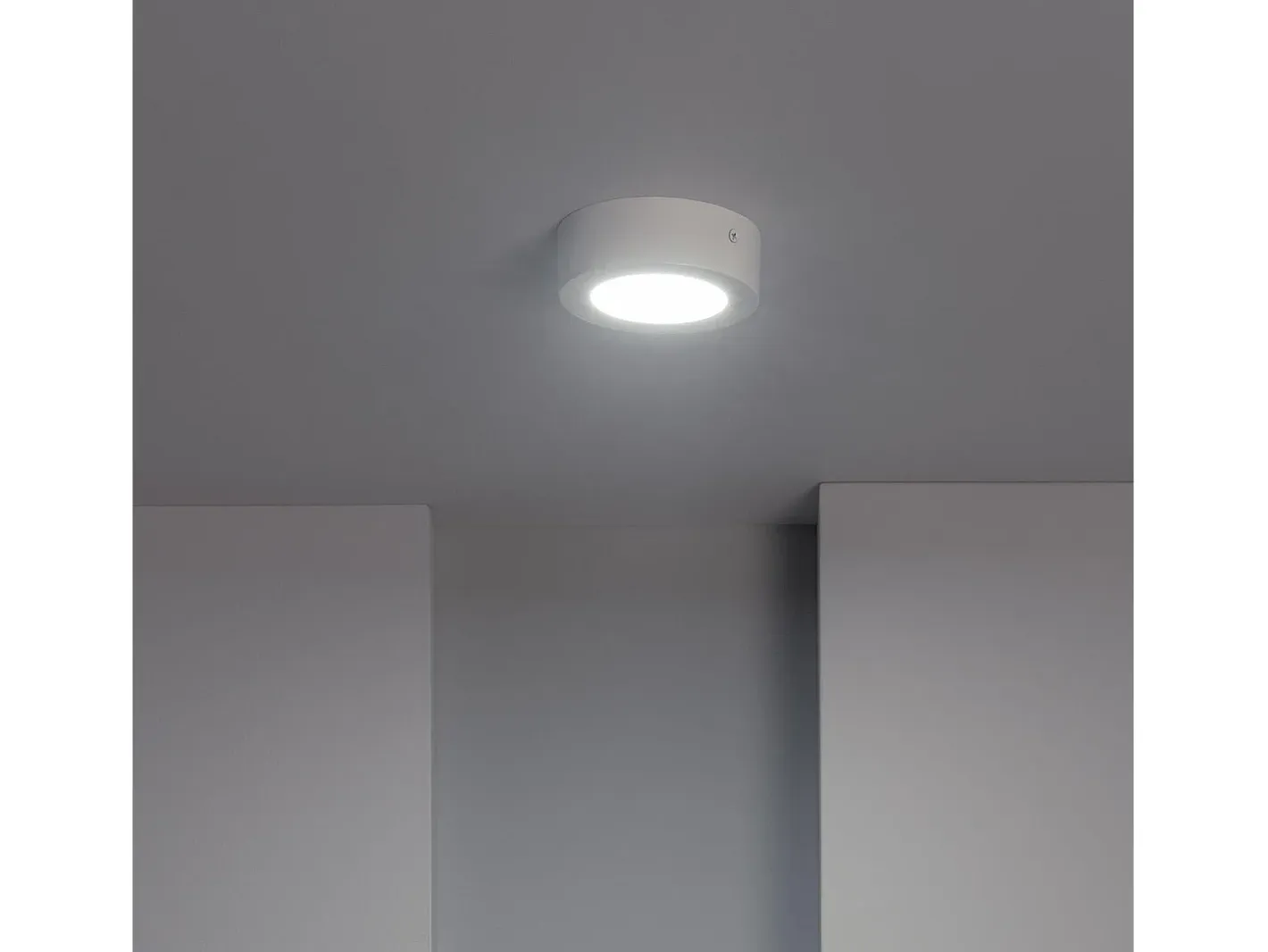 Online Ledkia Plafón LED 6W Circular Ø120 mm 4000K Blanco Neutro Multicolor