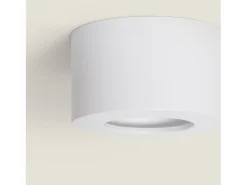 Discount Ledkia Plafón LED 8W Circular Aluminio Luz Indirecta Ø105 mm Tokkai 4000K Neutro Blanco