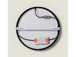 Best Ledkia Plafón LED 24W Circular Aluminio Ø280 mm Slim CCT Seleccionable Galán SwitchDimm Negro Multicolor