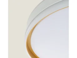 Ledkia Plafón-Plafón LED 24W Circular Metal Ø400 mm Marstal Dorado