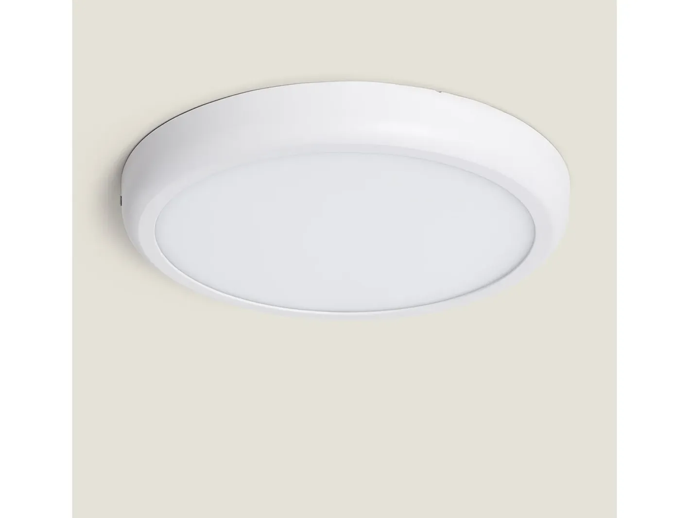 Ledkia Plafón LED 24W Circular Metal Ø300 mm Design White 6000K Blanco Frío Multicolor New