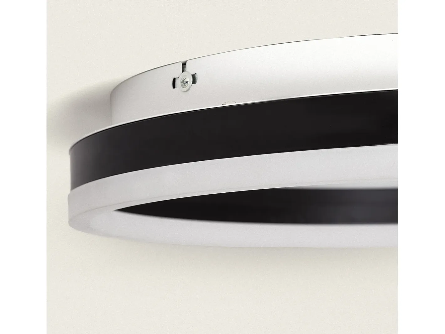 Ledkia Plafón LED 24W Circular Metal CCT Seleccionable Zuse 2200K - 3000K - 4000K CCT Blanco Hot