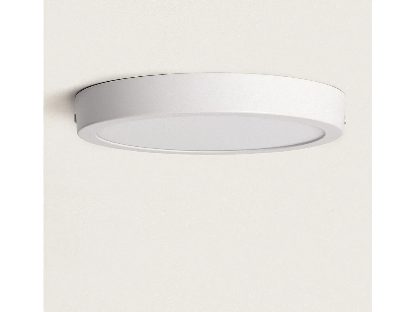 Ledkia Plafón-Plafón LED 18W Circular Superslim CCT Seleccionable Ø225 mm Seleccionable (Cálido-Neutro-Frío) Multicolor