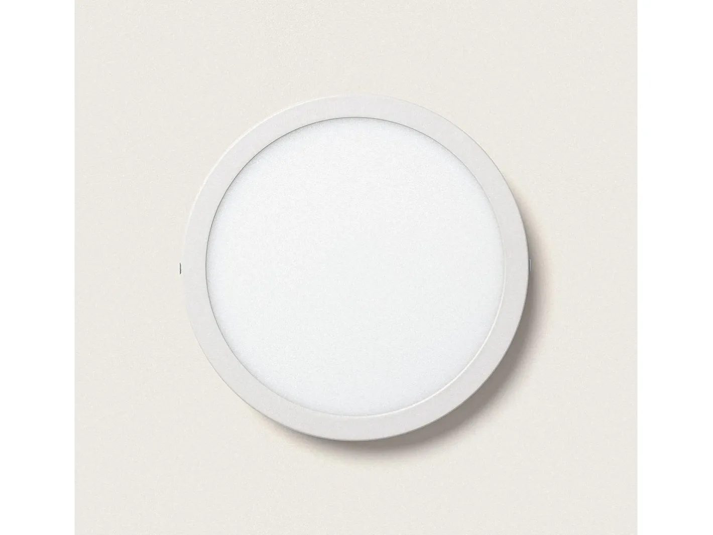 Ledkia Plafón-Plafón LED 18W Circular Superslim CCT Seleccionable Ø225 mm Seleccionable (Cálido-Neutro-Frío) Multicolor
