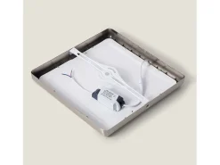 Discount Ledkia Plafón LED 24W Cuadrado Metal 300x300 mm Design Silver 3000K Blanco Cálido Multicolor