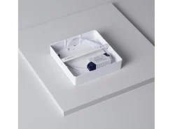 Ledkia Plafón-Plafón LED 12W Cuadrado 170x170 mm 4000K Blanco Neutro Multicolor
