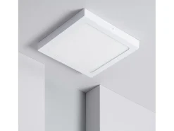 Ledkia Plafón LED 24W Cuadrado 301x301 mm 3000K Blanco Cálido Multicolor Outlet