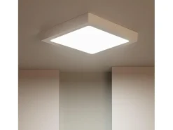 Ledkia Plafón LED 24W Cuadrado 301x301 mm 3000K Blanco Cálido Multicolor Outlet