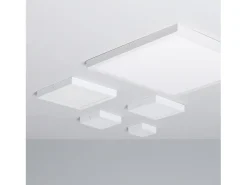 Ledkia Plafón-Plafón LED 24W Cuadrado 301x301 mm 5000K Blanco Frío Multicolor