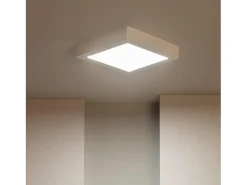 Online Ledkia Plafón LED 18W Cuadrado 225x225 mm 6000K Blanco Frío Multicolor