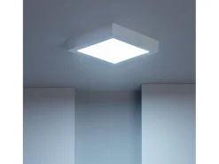 Online Ledkia Plafón LED 18W Cuadrado 225x225 mm 6000K Blanco Frío Multicolor
