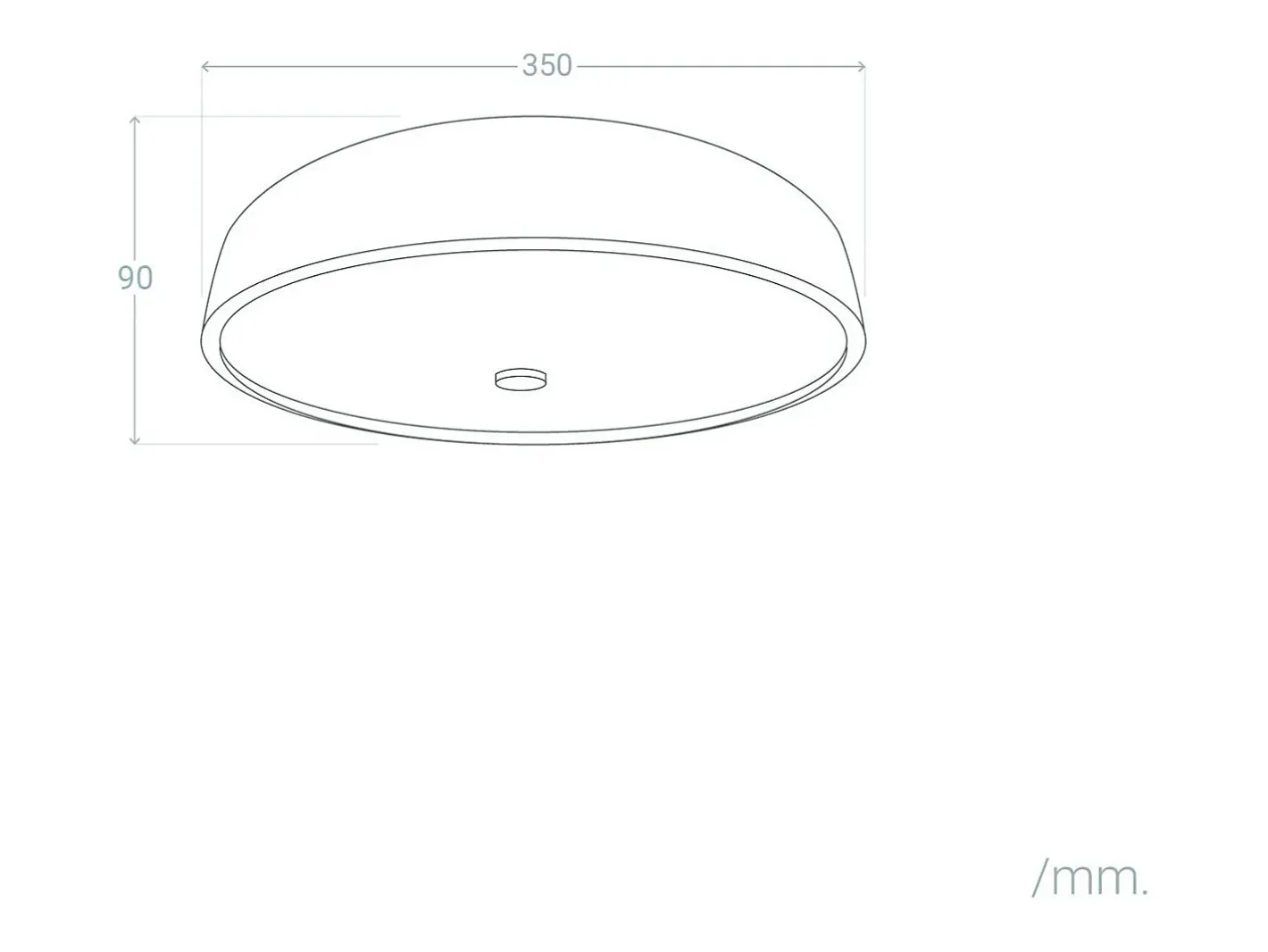 Ledkia Plafón LED 24W Metal Ø350 mm CCT Seleccionable Eyelight Oscuro Gris Outlet