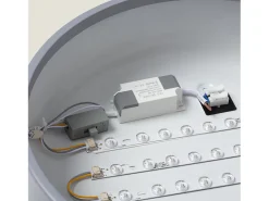 Ledkia Plafón LED 24W Metal Ø350 mm CCT Seleccionable Eyelight Oscuro Gris Outlet