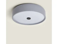 Ledkia Plafón LED 24W Metal Ø350 mm CCT Seleccionable Eyelight Oscuro Gris Outlet