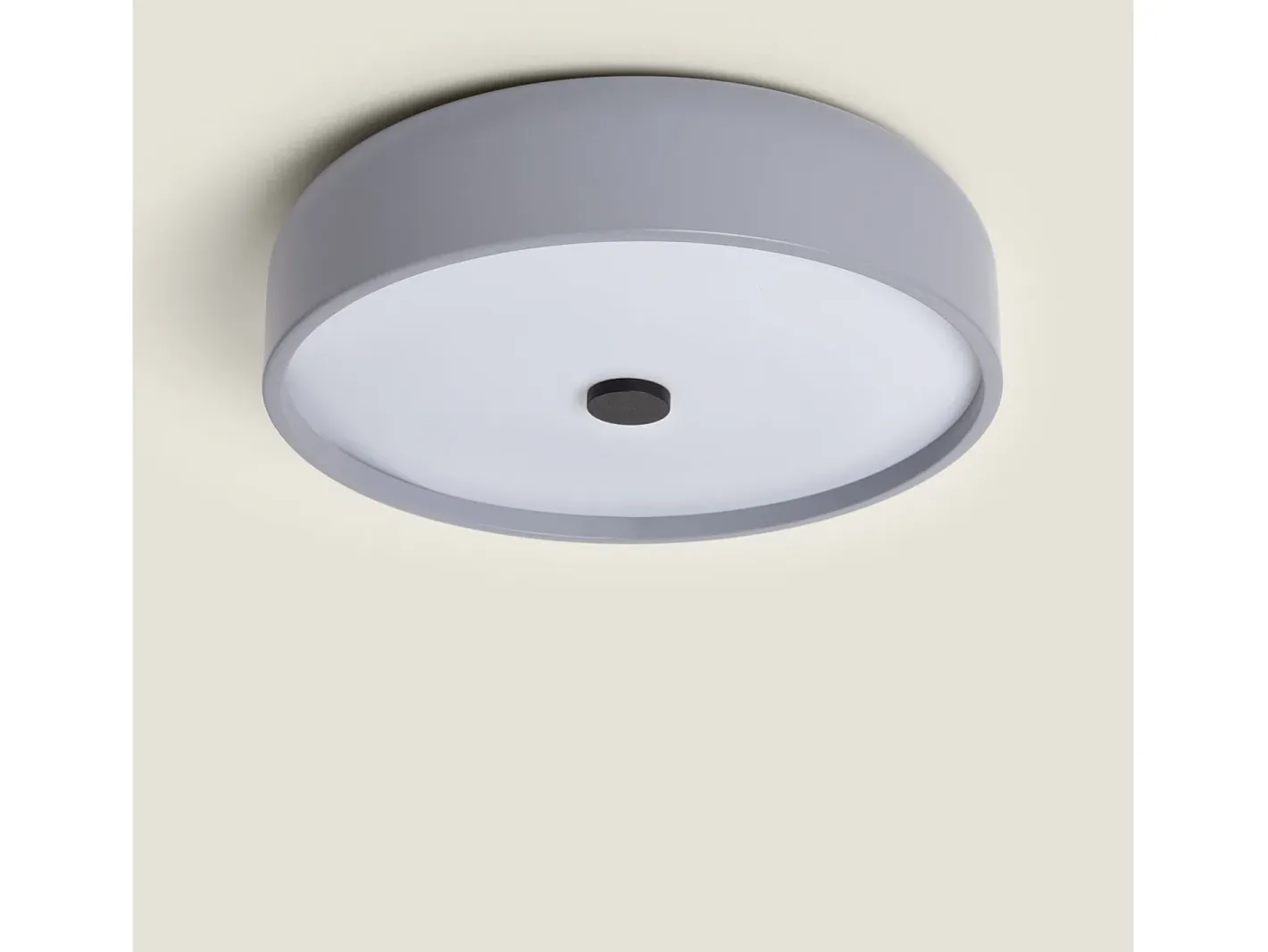 Ledkia Plafón LED 24W Metal Ø350 mm CCT Seleccionable Eyelight Oscuro Gris Outlet