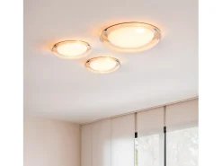 Ledkia Aplique Para Pared-Plafón LED 30W Metal y Metacrilato CCT Seleccionable Camden L Ø600 mm CCT 2700K - 3300K - 4000K Blanco
