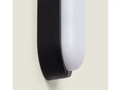 Best Ledkia Plafón LED 15W Oval para Exterior 85x173 mm IP65 Black 6500K Frío Blanco
