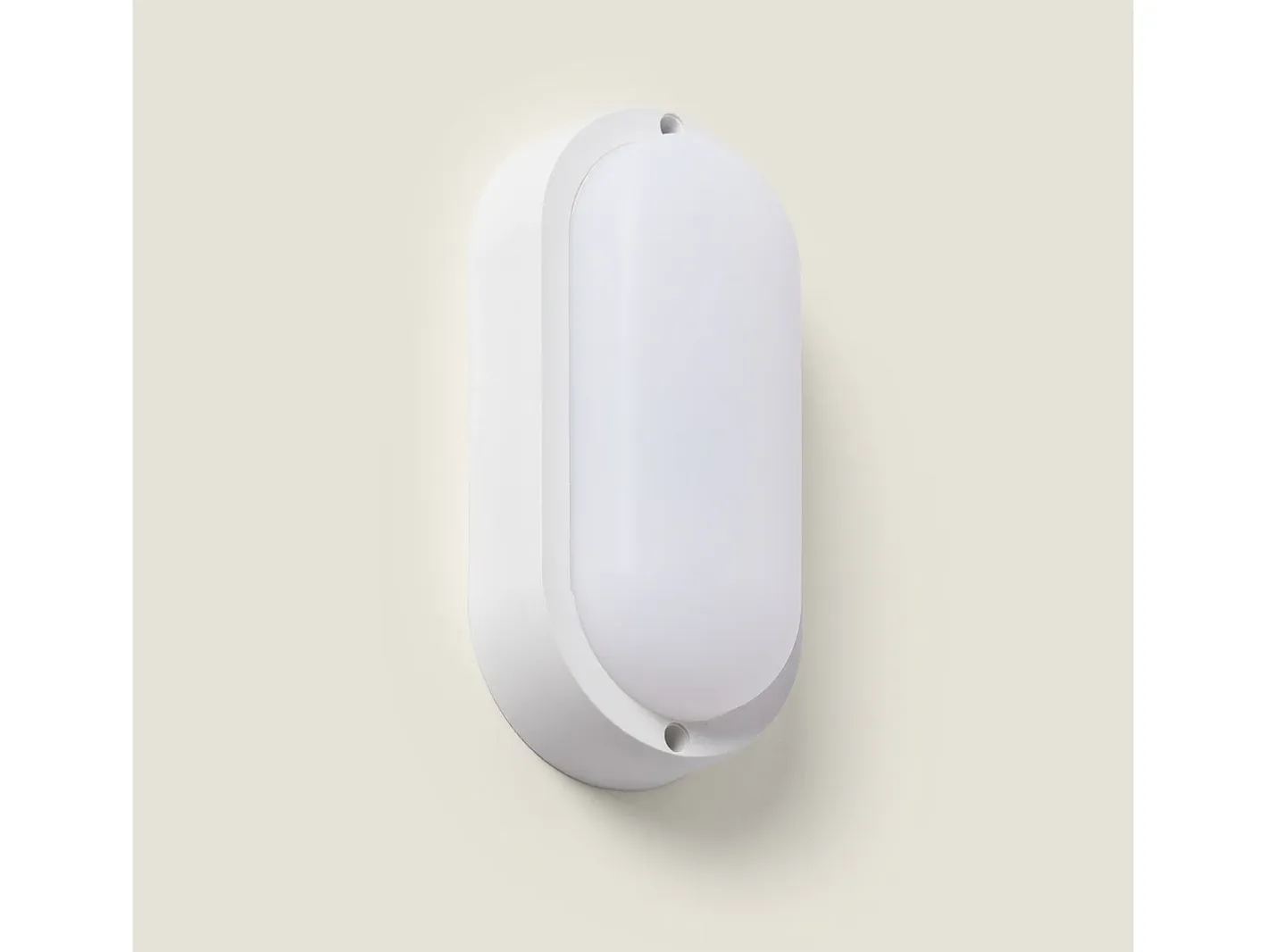 Ledkia Plafón LED 15W Oval para Exterior 85x173 mm IP65 White 6500K Frío Blanco Sale