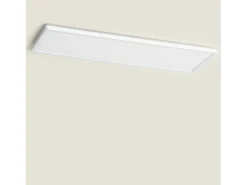 Ledkia Plafón-Plafón LED 24W Rectangular Regulable 580x200 mm Doble Cara SwitchDimm 4000K Blanco Neutro Multicolor