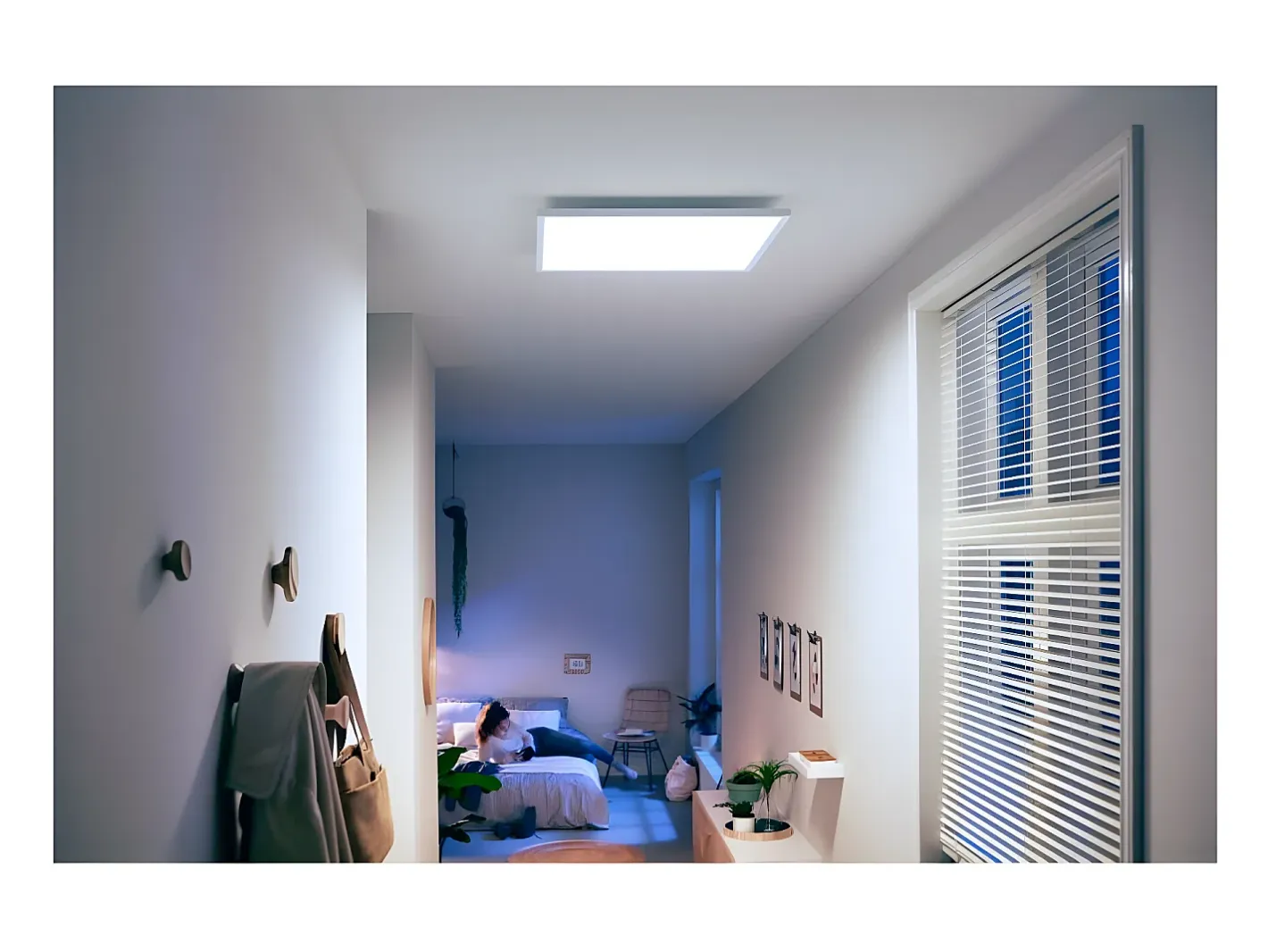Ledkia Plafón LED White Ambiance 24.5W Cuadrado Hue Aurelle Blanco Clearance