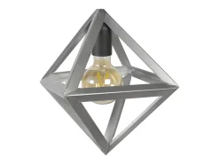 TOSEL Plafón ,metal ,Aluminio ,A37xD35xP35cm Plateado Online