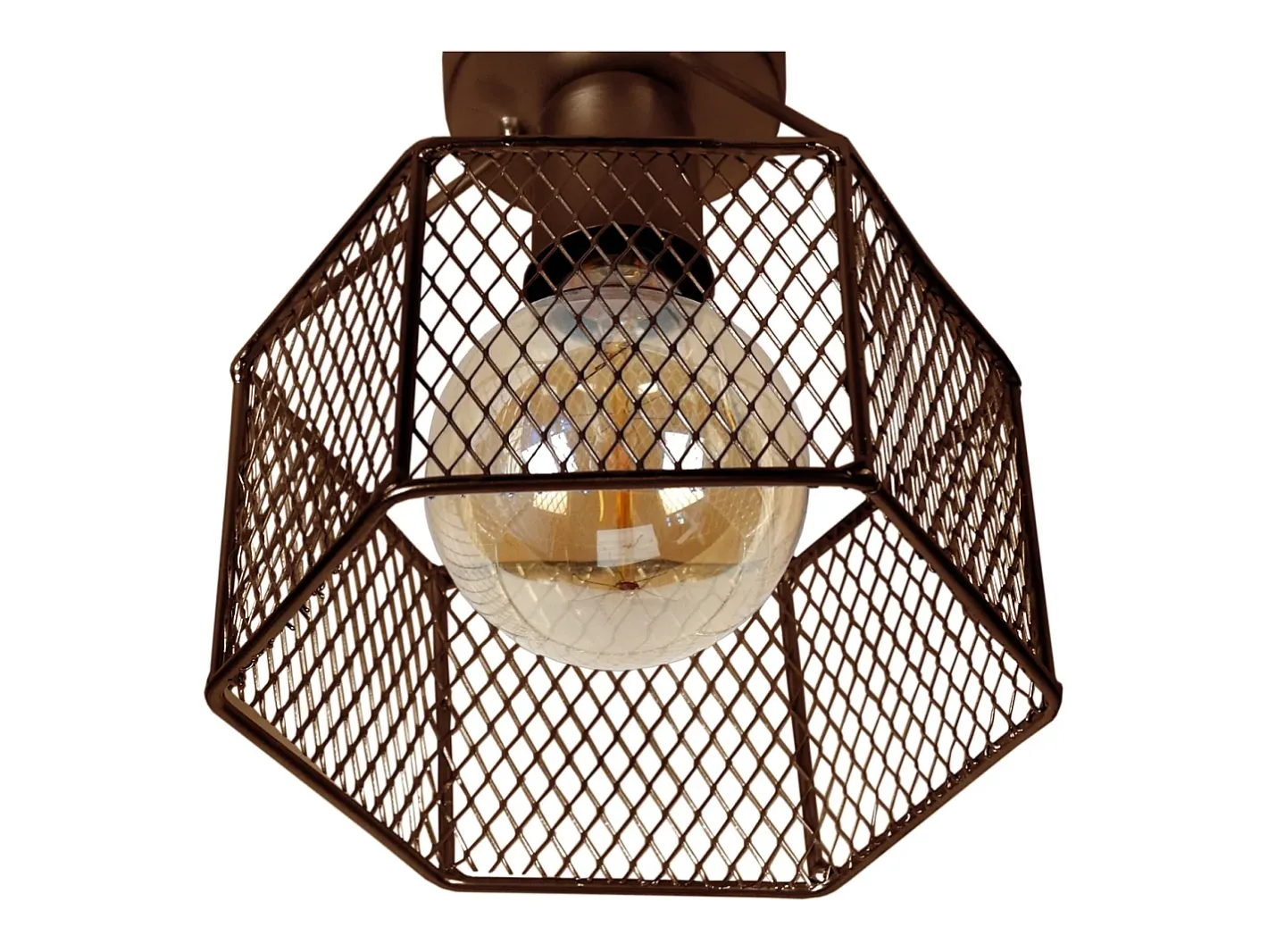 Clearance TOSEL Plafón ,metal,Bronce ,A17xD12,5xP12,5 cm Cobrizo
