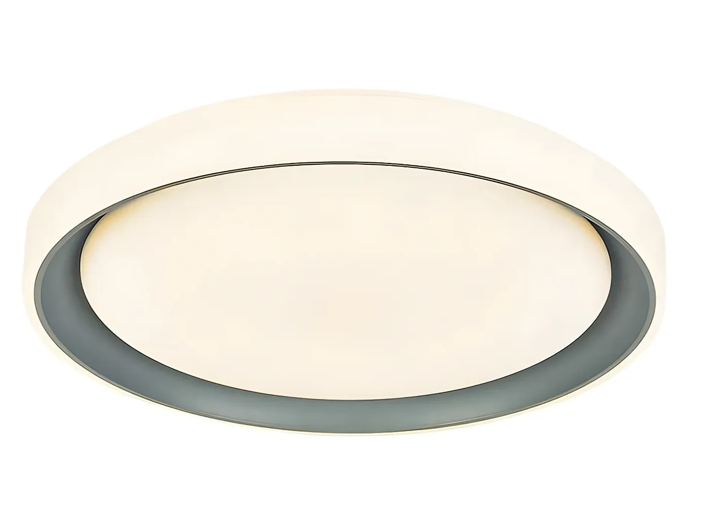 Online AKUNADECOR Plafon De La Serie Luanda 96w Gris Con Control Remoto De Blanco
