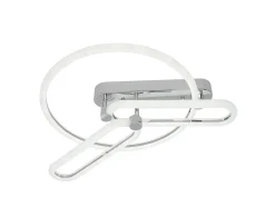 Online AKUNADECOR Plafon Led Regulable C. Remoto Modelo Adhara Cromo Plateado