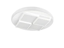 AKUNADECOR Plafon Redondo 96w Led Modelo Lavi Blanco Hot