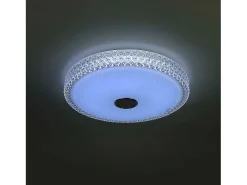 AKUNADECOR Plafón-Plafon Zaid Led 72w Con Rgb, Altavoz Y Buetooth Blanco