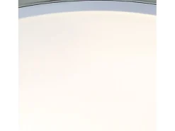 Clearance Plafoniera Contemporanea Formaggio Acciaio Cromo Vetro Bianco 1 Luce E27 23Cm Gris