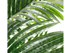 DripeX Planta artificial al aire libre con maceta, palmera 180 cm, 3 troncal y 18 hojas, decoración sala de estar dormitorio patio de la oficina del patio de la oficina Verde Discount